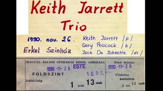 Keith Jarrett Trio - Budapest, Erkel Szinház 1990