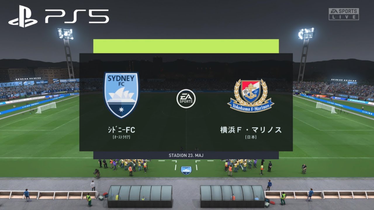 Fifa 22 シドニーfc Vs 横浜f マリノス Acl Ps5 ゲームプレイ 4k 60fps Youtube