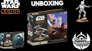 Star Wars Legion Unboxing: Jedi General on BARC Speeders, Concept Boba, and ISP