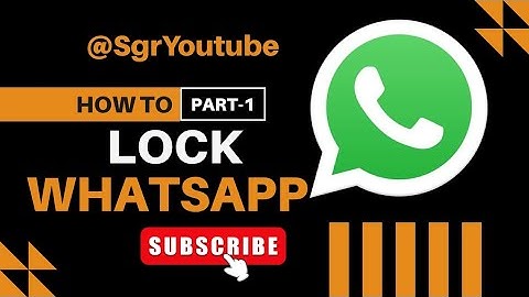 How to Lock whatsapp without any app | Whatsapp lock kaise kre (Android & ios)| how to lock whatsapp