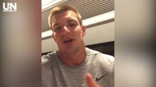 Celebrity Rob Gronkowski Shows Love to Brother Glenn for First NFL Game Profile
