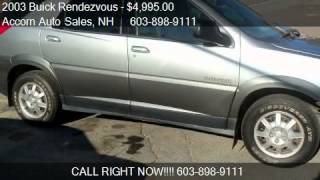 Player Profile 2003 Buick Rendezvous CX AWD - for sale in Salem, NH 03079