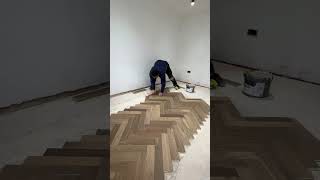 Wait for this Grey Oak Herringbone Engineered Wood Flooring!