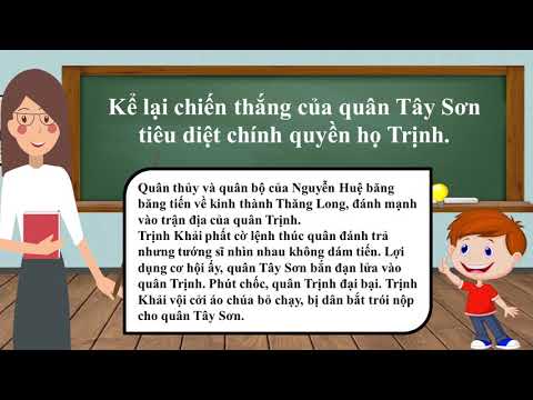 Lịch sử 4 - Tuần 26 - Bài 10: Phong trào Tây Sơn và vương triều Tây Sơn 1771-1802