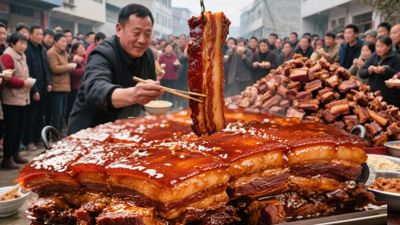 安徽滁州乡镇大肉面，11元一碗塞4两厚肉，一天 300 斤肉都不够卖 #麦总去哪吃