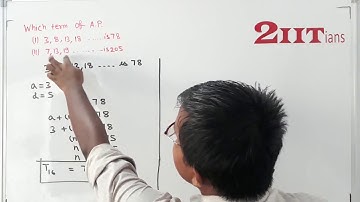AP & GP Ex9.2 Q5 Class X ICSE | IIT JEE   Which term of the A.P.