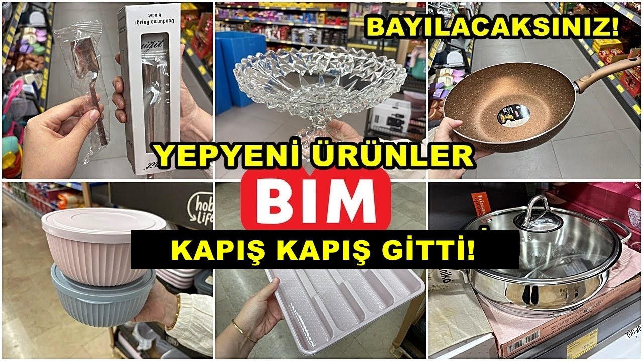 BİME KOŞUN 💃BİM'E YENİ GELEN ÜRÜNLER❗️🙈/BİM AKTÜEL BU HAFTA KAÇMAZ😍/DOLU DOLU BİM😍/ŞOK OLACAKSINIZ❗️