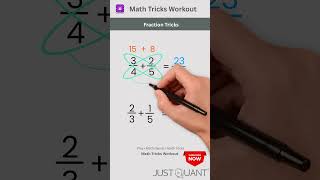 Math Tricks - Fraction Tricks - Adding Fractions - Quick Maths - Simplification Tricks