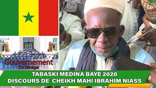 Tabaski Médina Baye 2020: Discours de Cheikh Mahi Cheikh Ibrahim Niass