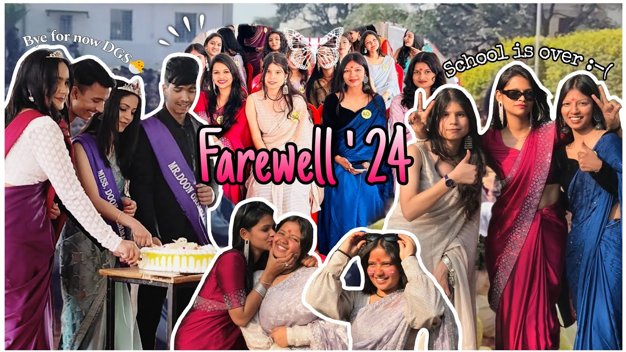 FAREWELL VLOG🌸🧸|| My Class 12th Farewell Vlog!! - YouTube