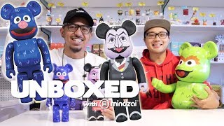 Oscar The Grouch, Grover & Count Von Count Bearbricks head down Sesame Street! - Unboxed EP81