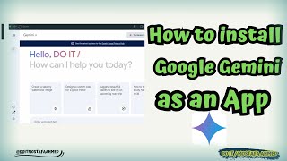 How To Google Gemini App Download On Laptop How To Install Gemini Ai In ...