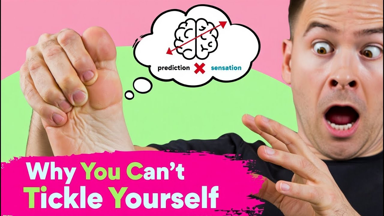 Why You Can’t Tickle Yourself – Your Brain Sees It Coming! 🤯🖐️