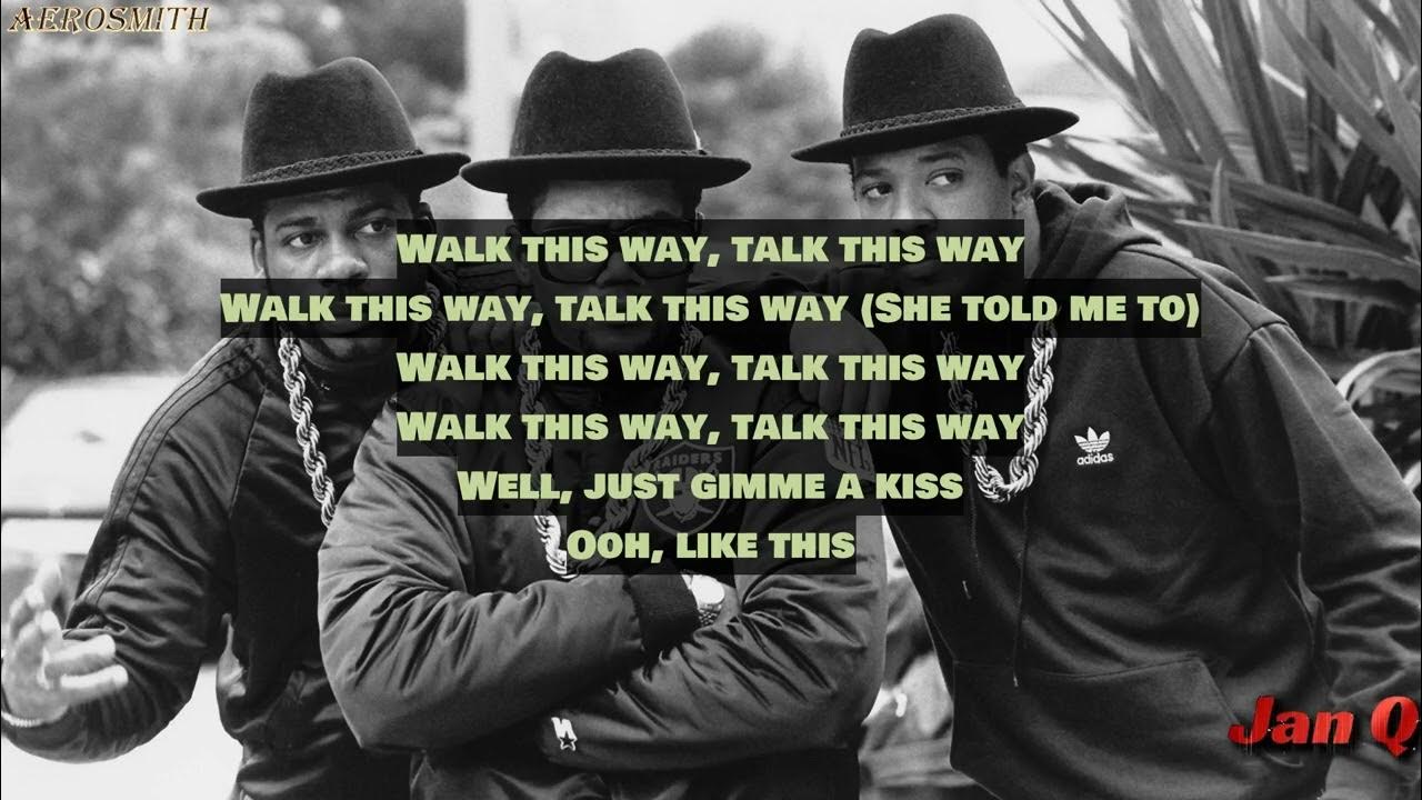 RUN DMC ft Aerosmith Walk This Way (Lyrics) YouTube