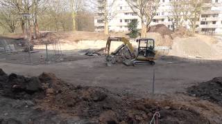 Planierarbeiten Beim Projekt Bochum Hustadt