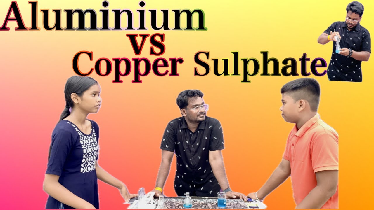 Aluminium vs Copper Sulphate m2swithmm scienceexperiment trending 