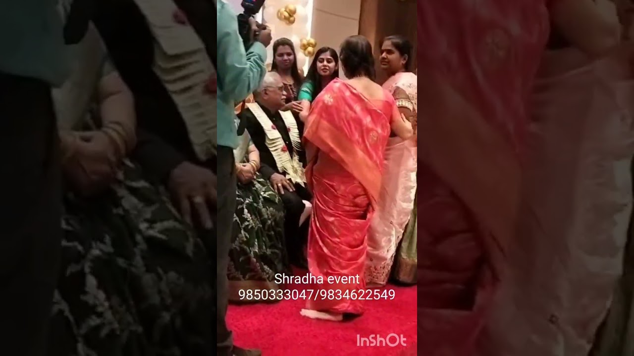 Anchoring singing on 61th birthday 