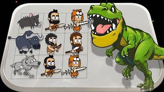 Merge Animals Evolve & Battle 3D - Ancient Warrior vs Monster Animals