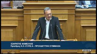 Σ.Φάμελλος (Πρόεδρος ΣΥ.ΡΙΖ.Α)(Εθνικός Τελωνειακός Κώδικας) (24/07/2025)