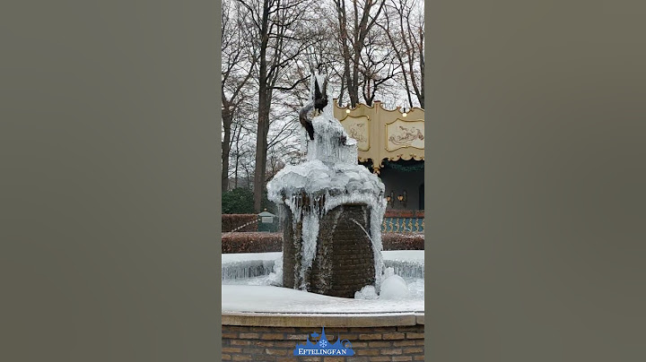 Ijsfontein in de Efteling #eftel1ngfan