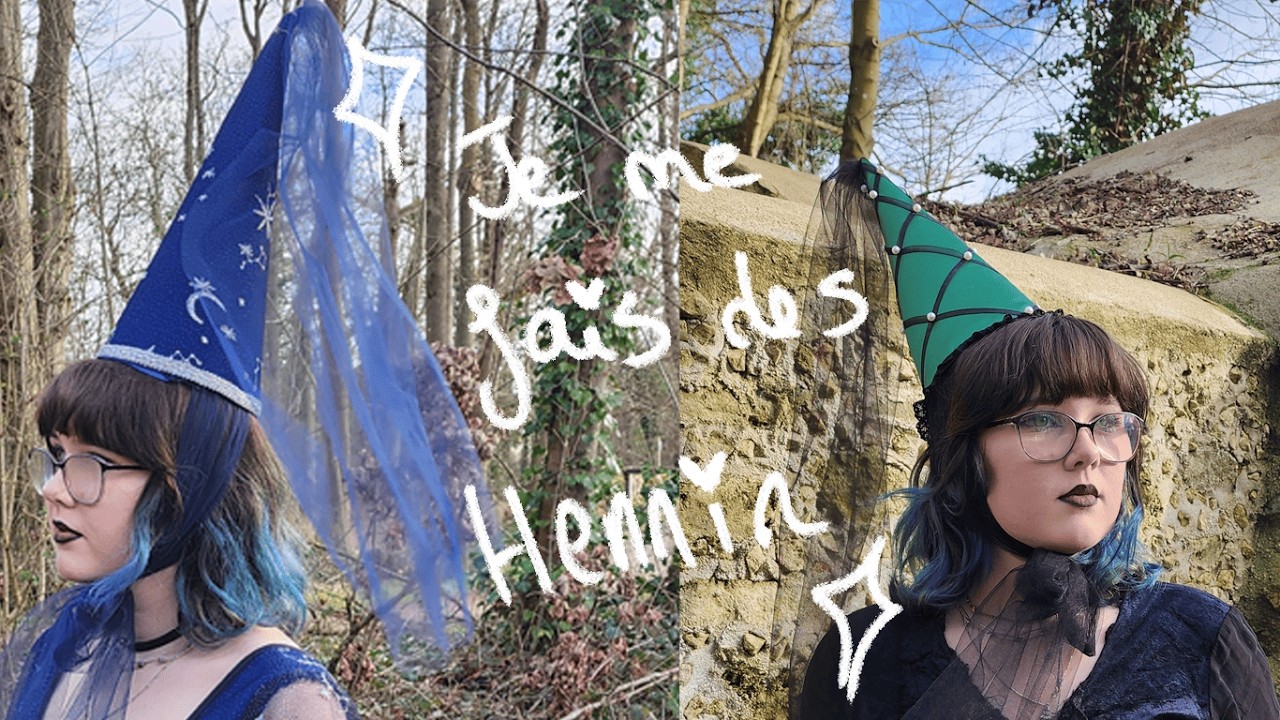 Faire des coiffes moyenâgeuse (Hennin)