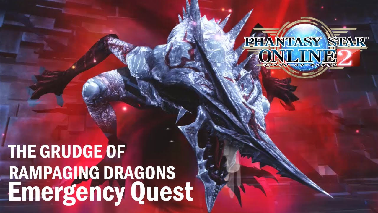 PSO2(NA) Xbox One | Emergency Quest The Grudge of Rampaging Dragons Normal | Lv36 | FI/HU
