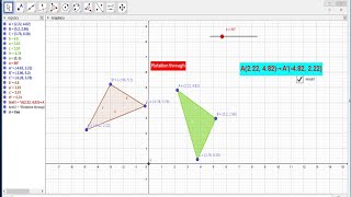 How to teach Rotation through Geogebra