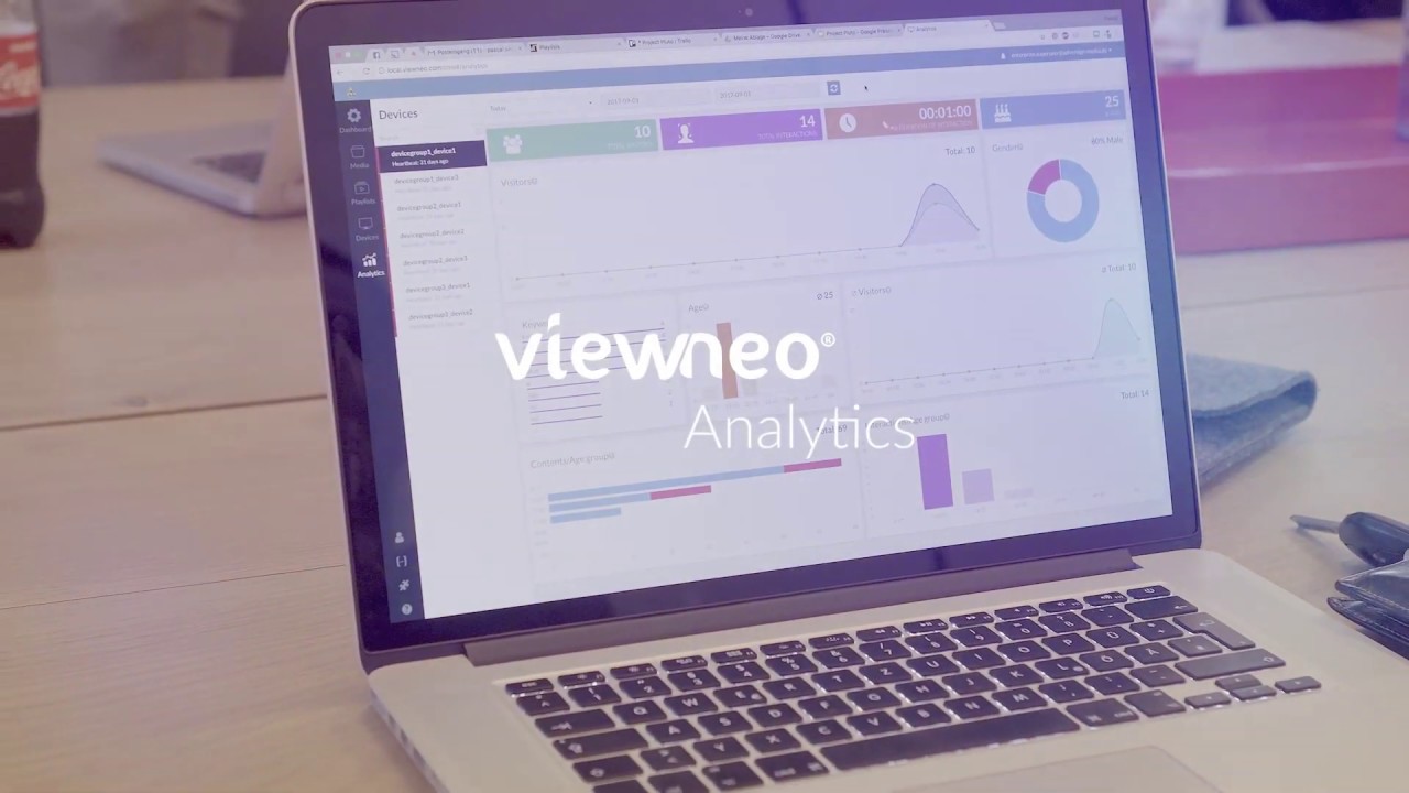 Measure and get a KPI Dashboard from your Digital Signage YouTube