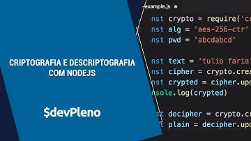 Criptografia de Arquivos com NodeJS