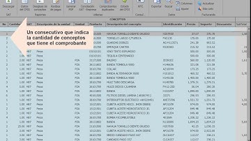 ¿Cómo extraer los conceptos de un CFDI (XML)?