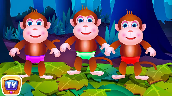 Five Little Monkeys Jumping On The Bed | Part 1 - The Naughty Monkeys | ChuChu TV Kids Songs