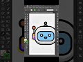 Adobe#illustrator  Beginner #tutorial  How to Design a Cute Robot Character #art #drawing