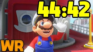 [WR] Super Mario Odyssey 124 Moons speedrun in 44:42 (CE)