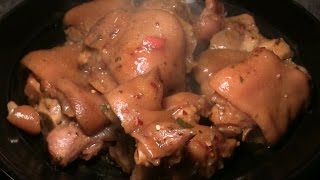 Soul Food PIG's FEET Recipe: How To Make Tender Juicy Flavorful Pig's Feet