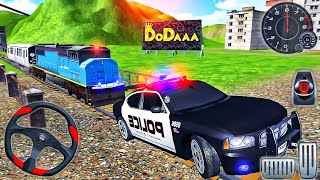 Police Car and Trains Driver Simulator 2021 - 3D Driving Car Open City - Android GamePlay screenshot 3