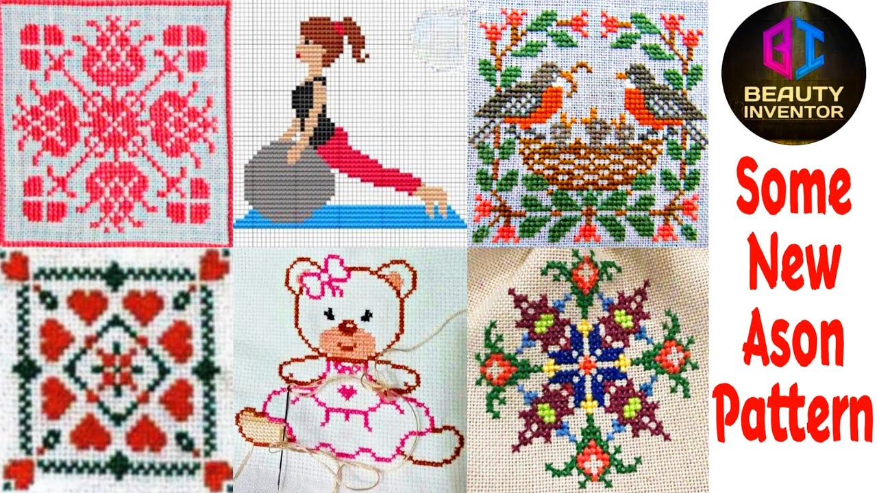 Some New Colourful Cross Stitch Ason Designs YouTube