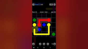How To Solve Flow Free Bonus Pack Level 2 5x5 Board Easy Walk Through Solution Walkthrough