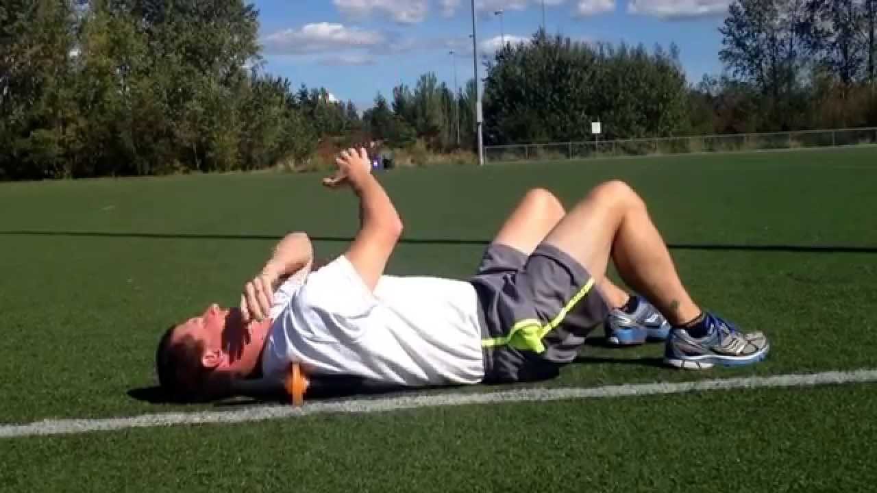 Trigger Point Mobilization Posterior shoulder trigger point mobilization - YouTube