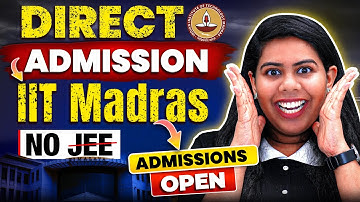 ❌No JEE😱IIT Madras Direct Admission in Data Science & Applications #IIT #BTechAdmission #JEE #DS #AI