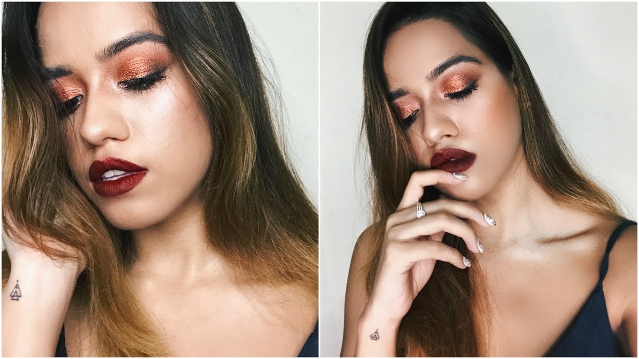 Warm Coppery Eyes with Morphe 35O | Festive Makeup Tutorial