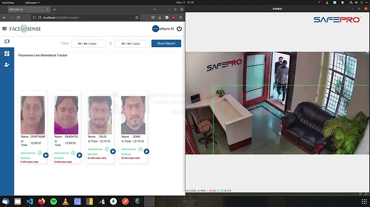 Time and Attendance System with Face Recognition
