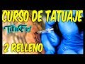 COMO APRENDER A TATUAR /  Leccion 2 /  NEGRO SOLIDO /TATTOO / tattoo fort