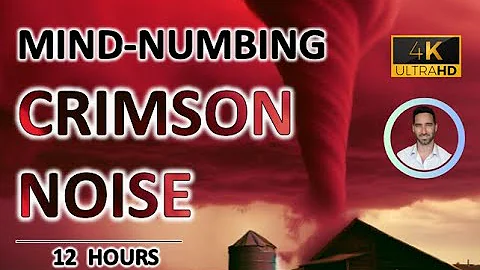 Mind-numbing Crimson Noise | 12 Hours | BLACK SCREEN | Study, Sleep, Tinnitus Relief and Focus