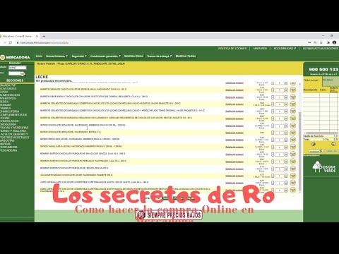 Como hacer compra mercadona online (Soy super y Mercadona Online) - LSDR