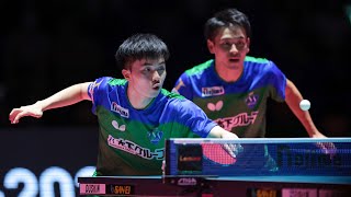リンユンジュ・大島祐哉 vs 有延大夢・シュウユウ T FINAL GAME 木下マイスター東京 vs 琉球アスティーダ 第1G 2023年07月29日 アリーナ立川立飛【卓球 Tリーグ公式】