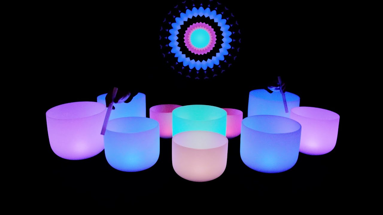 Crystal Singing Bowls Chakra Healing & Alignment 432Hz Sound Bath - YouTube