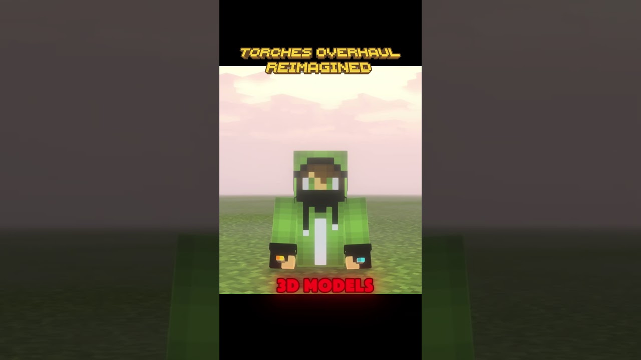 Tired of boring, flat torches in Minecraft? 🕯️