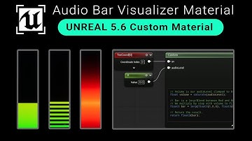 Unreal Engine 5.6 – Easy Sound Reactive Material (Audio Bar / Visualizer Tutorial)