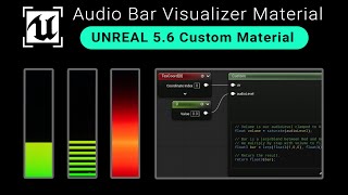 Unreal Engine 5.6 – Easy Sound Reactive Material (Audio Bar / Visualizer Tutorial)
