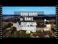 Beautiful germany  burg ranis cinematic drone
